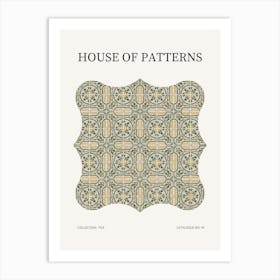 Tile Pattern Poster 50 Art Print