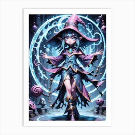 Dark Magician Girl Art Print