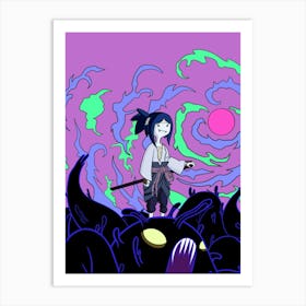 Adventure Time Cartoon Anime Art Print