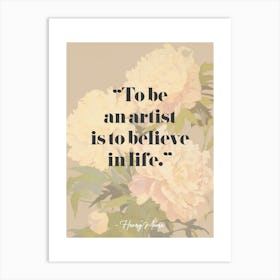 Art Quote By Henry Moore Art Print