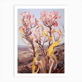 Kangaroo Paw 1 Flower Painting Art Print