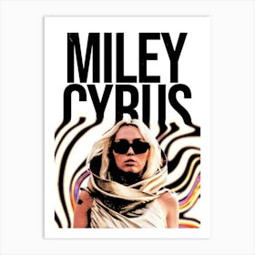 Miley Cyrus 3 Art Print