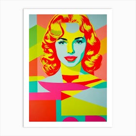 Jennifer Jones Colourful Pop Movies Art Movies Art Print