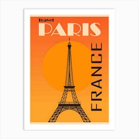 Travel Paris France Art Print