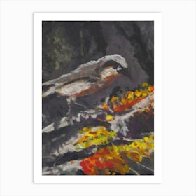 Bird On A Branch Art Print