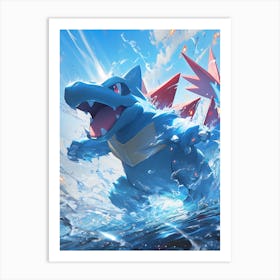 Totodile Pokemon Anime Manga Japan Poster Art Print