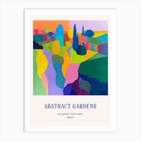 Colourful Gardens Sissinghurst Castle Garden England 3 Blue Poster Art Print