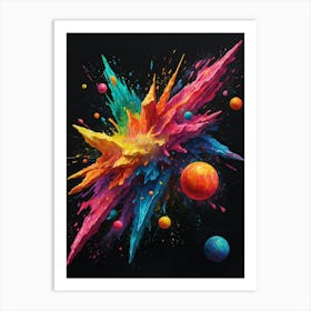 Space Explosion Art Print