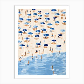 Happy Summer Day On The Beach 4 Art Print