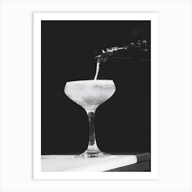 Cocktail Champagne Art Print