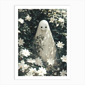 Ghost In The Garden Art Print