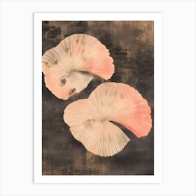 Pink Fungus Canvas Print Art Print