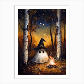 Ghost In The Woods 17 Art Print