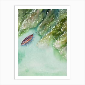 Sea Lice Storybook Watercolour Art Print