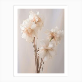 Boho Dried Flowers Gladiolus 2 Art Print