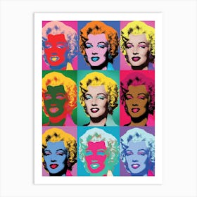 MARILYN 9 Art Print