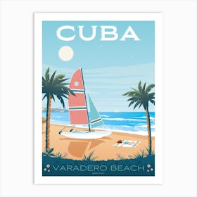 Cuba Varadejo Beach Art Print