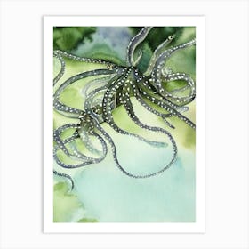 Mimic Octopus Storybook Watercolour Art Print