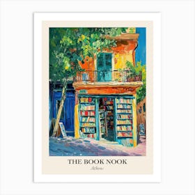 Athens Book Nook Bookshop 3 Poster Art Print