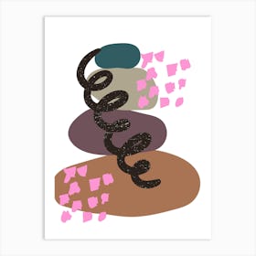 Stacked Stones Art Print