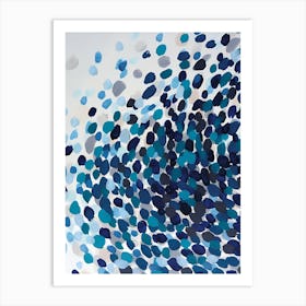 Blue Dots 2 Art Print