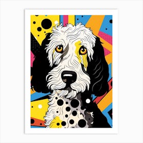 Pop Art Golden Doodle 3 Art Print