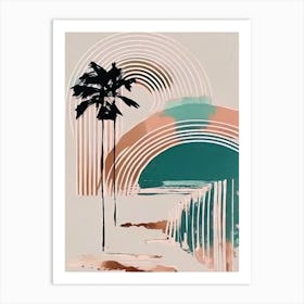 Abstract Beach 2 Art Print