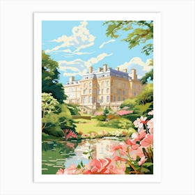 Mount Stewart House And Gardens United Kingdom 4 Illustration  Art Print