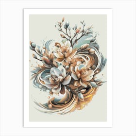 Flowers In A Vase Art Print