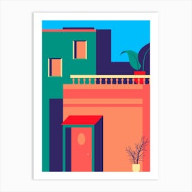 House In A City Art Print