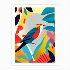 Lark Pop Matisse Bird Art Print