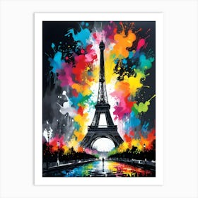 Eifil Tower Artwork Art Print