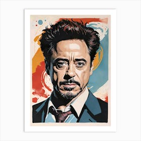 Robert Downey Junior Art Print