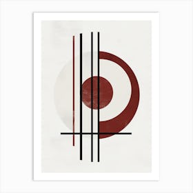 Dublin Rhythms Minimalist Bauhaus Art Print