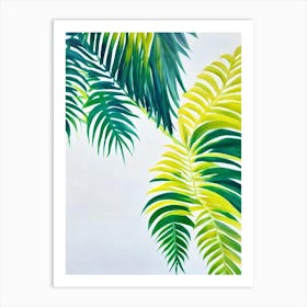 Majesty Palm Bold Graphic Plant Art Print