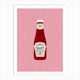 Lovely Saucy Goodness Kitchen Art Print