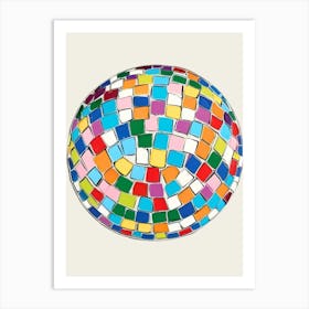 Mosaic Mosaic Mosaic Mosaic Art Print