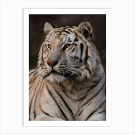 White Tiger 3 Art Print