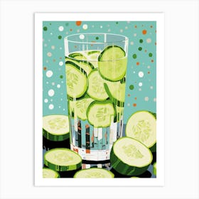 Gin & Tonic Pop Art Inspired 4 Art Print