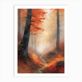 Autumn Forest 9 Art Print