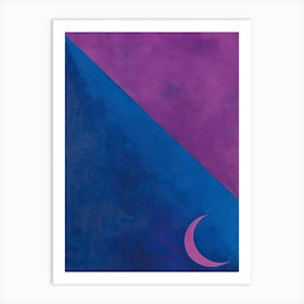 Moon And The Stars Art Print