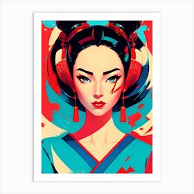 Geisha 85 Art Print