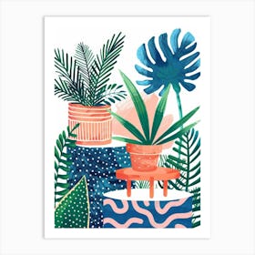 Tropical Plants 11 Art Print