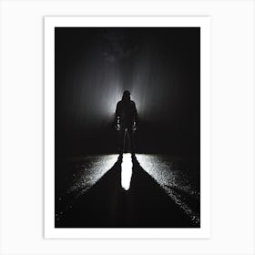 dark man Art Print