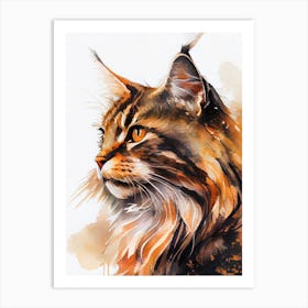 Lincoln Cat animal Art Print