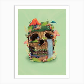 Enchanted Skull Art Print