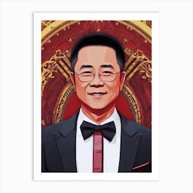 Jet Li Illustration Movies Art Print