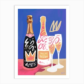 Love me some Champagne Art Print