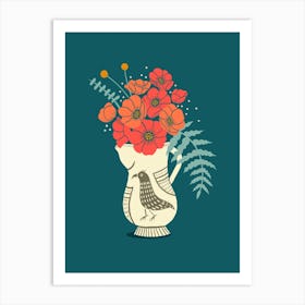 Vibrant Vase Art Print