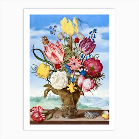 Flowers In A Vase 52 Art Print